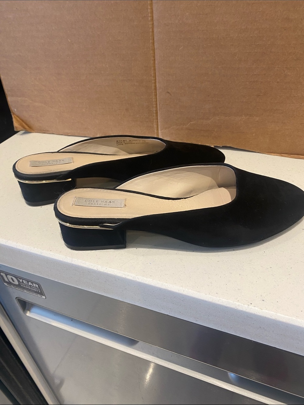 Cole haan mules suede 7B
